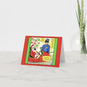 1469 Ho Ho Ho In Dieser Santa Cartoon Karte