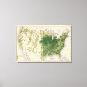 146 Swine/sq Meile Leinwanddruck