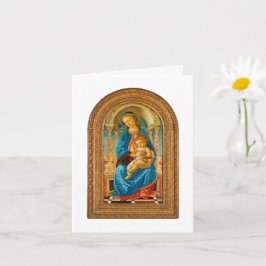 1470 Botticelli Madonna mit Kind auf dem Thron Karte