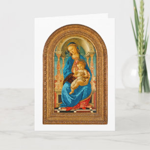 1470 Botticelli Madonna mit Kind auf dem Thron Karte
