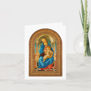 1470 Botticelli Madonna mit Kind auf dem Thron Karte