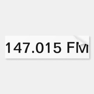 147,015 FM Autoaufkleber