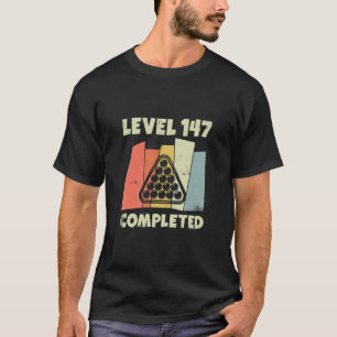 147 Snooker Maximum Cue Sports Billard Retro T-Shirt