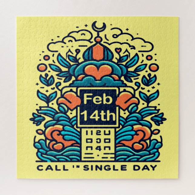 14.02. - Anruf am Single Puzzle (Vertikal)