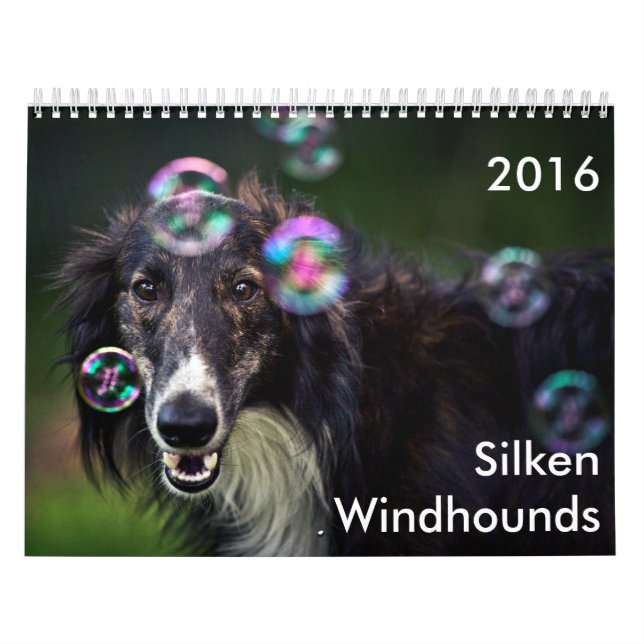 14 2016 seidener Windhounds Kalender (Titelbild)