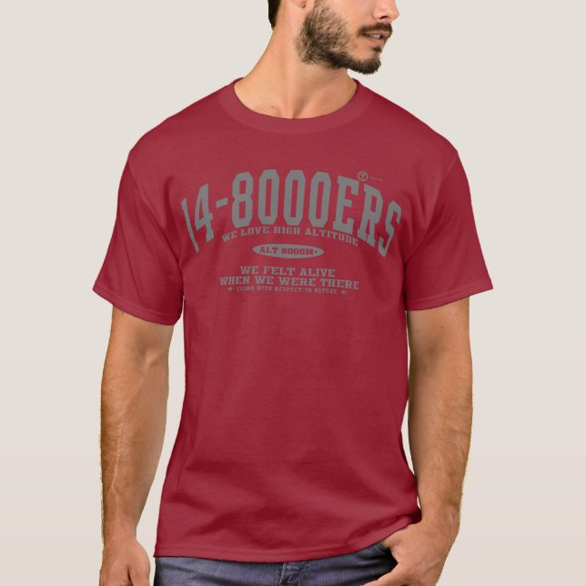14-8000ers T-Shirt (Vorderseite)
