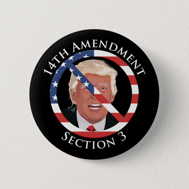 14. Änderung gegen Trump Button (Vorderseite)