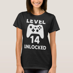 14. B-Day Gamers Geschenk 14. Geburtstag Girls Boy T-Shirt