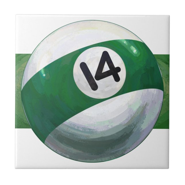 14 Ball Fliese (Vorderseite)