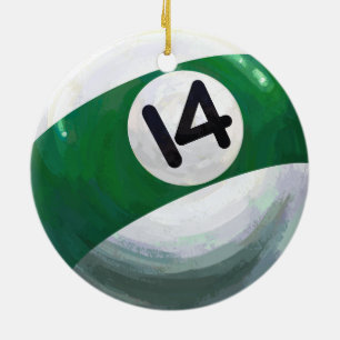14 Ball Keramikornament
