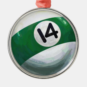 14 Ball Silbernes Ornament