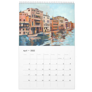 14 Bilder von Venedig, Italien Kalender