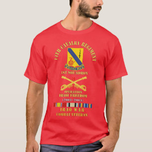 14. Cavalry Regiment w Cav Br 1. Squadron OIF 20 T-Shirt