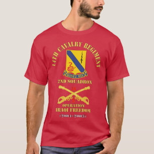 14. Cavalry Regiment w Cav Br 2. T-Shirt