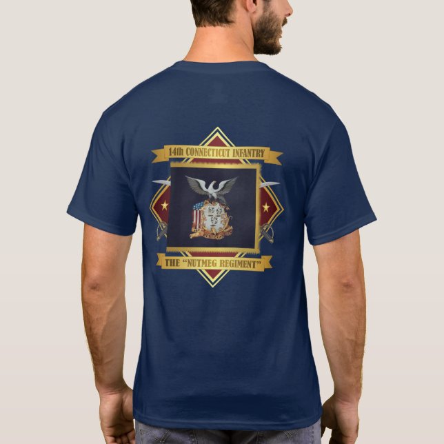 14. Connecticut Volunteer Infanterie T-Shirt (Rückseite)