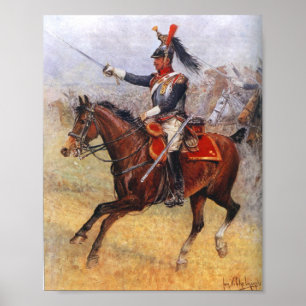 14. Cuirassier-Regiment des Herzogtums von Poster