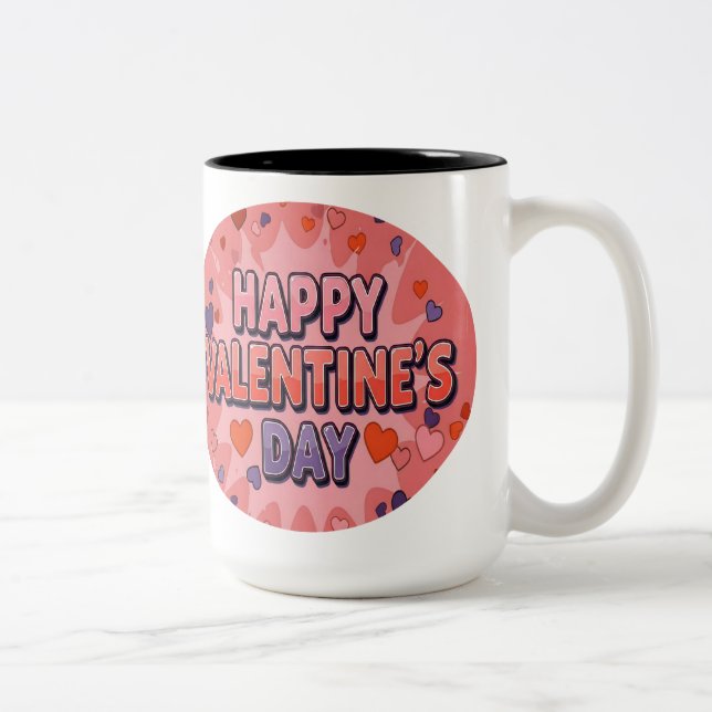 14. FEBRUAR ZWEIFARBIGE TASSE (Rechts)