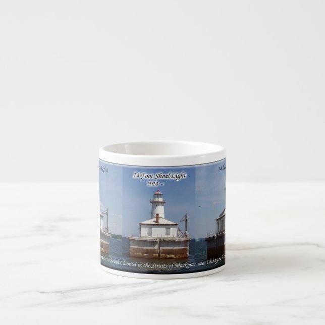 14 Foot Shoal Light Espresso Tasse (Vorderseite)