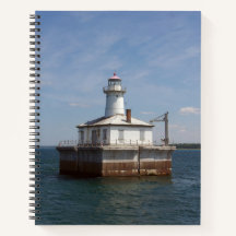 14 Foot Shoal Light Notebook
