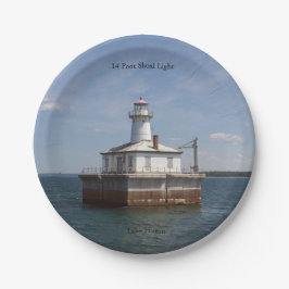 14 Foot Shoal Light Paper Platte Pappteller