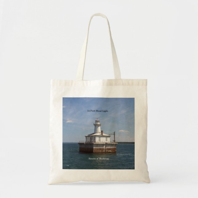 14 Foot Shoal Light Tote Tasche (Vorne)