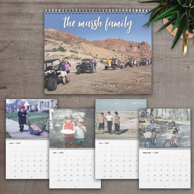 14 Foto - 1 Foto pro Monat Kalender (Custom Photo Calendar)