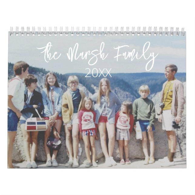 14 Foto Full Coverage Bilder Minimal Design Famili Kalender (Titelbild)