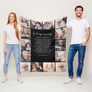 14-Foto für den Namen des Speichers und ein indivi Fleecedecke