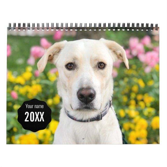 14 Foto Vollabdeckung - Modernes Personalisiert  Kalender (Titelbild)
