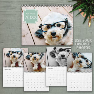 14 Foto Vollständige Abdeckung - Art Deco Name Min Kalender