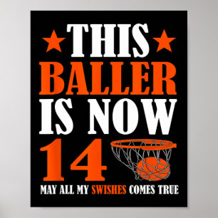 14. Geburtstag 14. Geburtstag 14. Jh. Poster