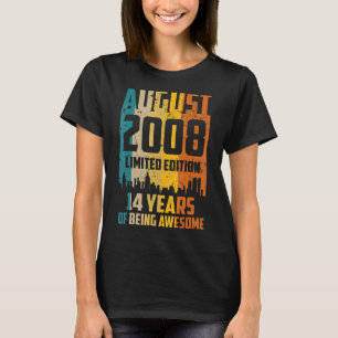 14. Geburtstag 14 Jahre Phantastisch seit August 2 T-Shirt