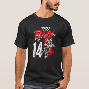 14. Geburtstag Junge BMX Geburtstagsparty Dekorati T-Shirt