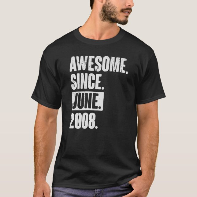 14. Geburtstag Phantastisch seit Juni 200 T-Shirt (Vorderseite)
