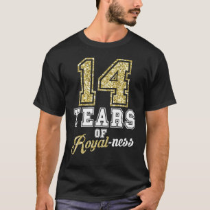 14. Geburtstag Royal Royalty Theme 14 Jahre alt Bi T-Shirt