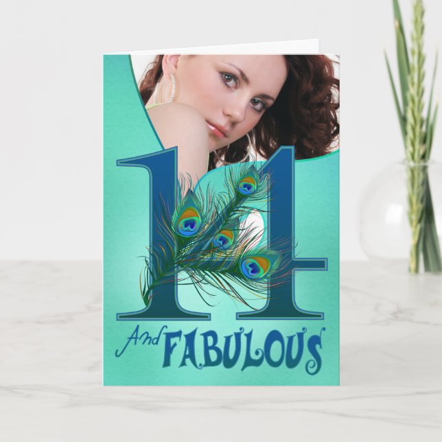 14. Geburtstagskarten Karte (Vorderseite)