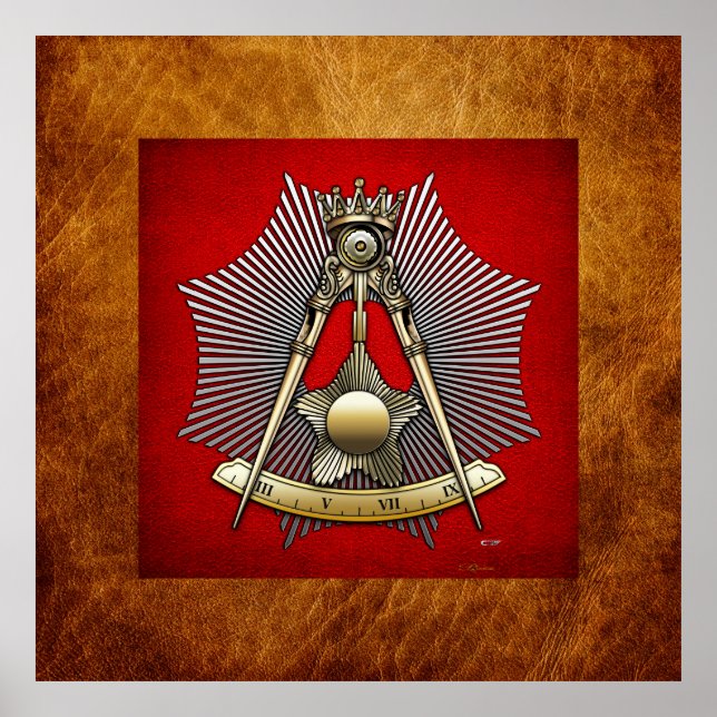 14. Grad: Grand Elect Mason Poster (Vorne)