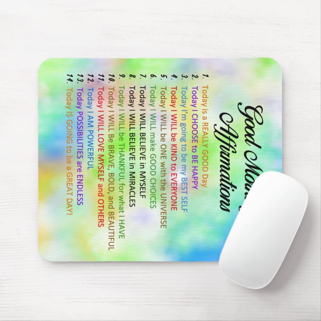 14 Gute Morgennachweise Mousepad (Mit Mouse)