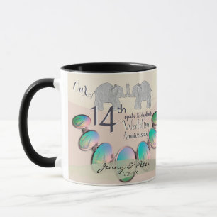 14. Hochzeitopfer und Elefanten Tasse