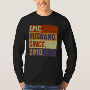 14. Hochzeitstag Bestes episches Ehemann Si T-Shirt