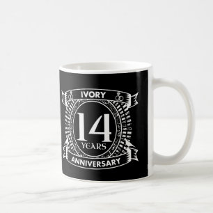 14. Hochzeitstag Kaffeetasse