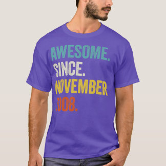 14 Jahre alt Phantastisch seit November 2008 14. G T-Shirt