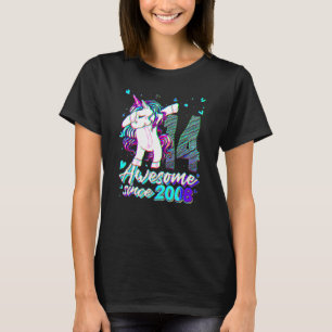 14 Jahre alte Einhorn-Dabbing 14. Geburtstag Einho T-Shirt