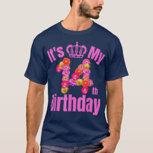 14 Jahre alte Geburtstagskinder Blume meine 14. Ge T-Shirt