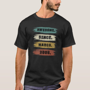 14 Jahre alte Geschenke Phantastisch seit März 200 T-Shirt