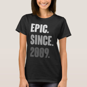 14 Jahre alte Vintage 2009 Geburtstag 14. Dekorati T-Shirt