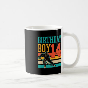 14 Jahre alter Eishockey Thema 14. Geburtstagspart Kaffeetasse