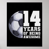 14 Jahre Awesome Boys Fußball 14. Geburtstag
