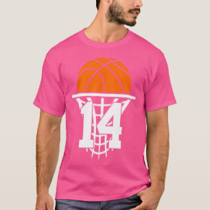 14 Jahre Basketball 14. Geburtstag T-Shirt