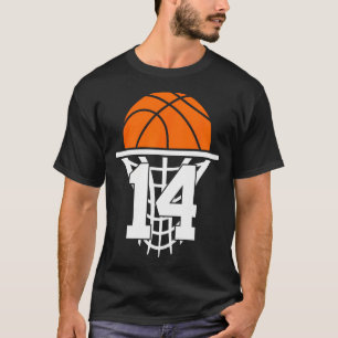 14 Jahre Basketball 14. Geburtstag T-Shirt